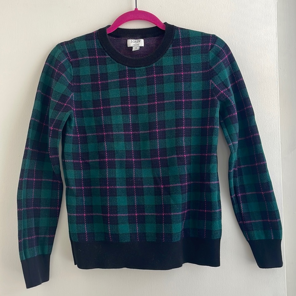 J. Crew plaid sweater